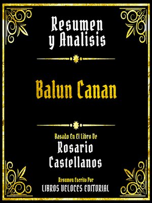 cover image of Resumen Y Analisis--Balun Canan